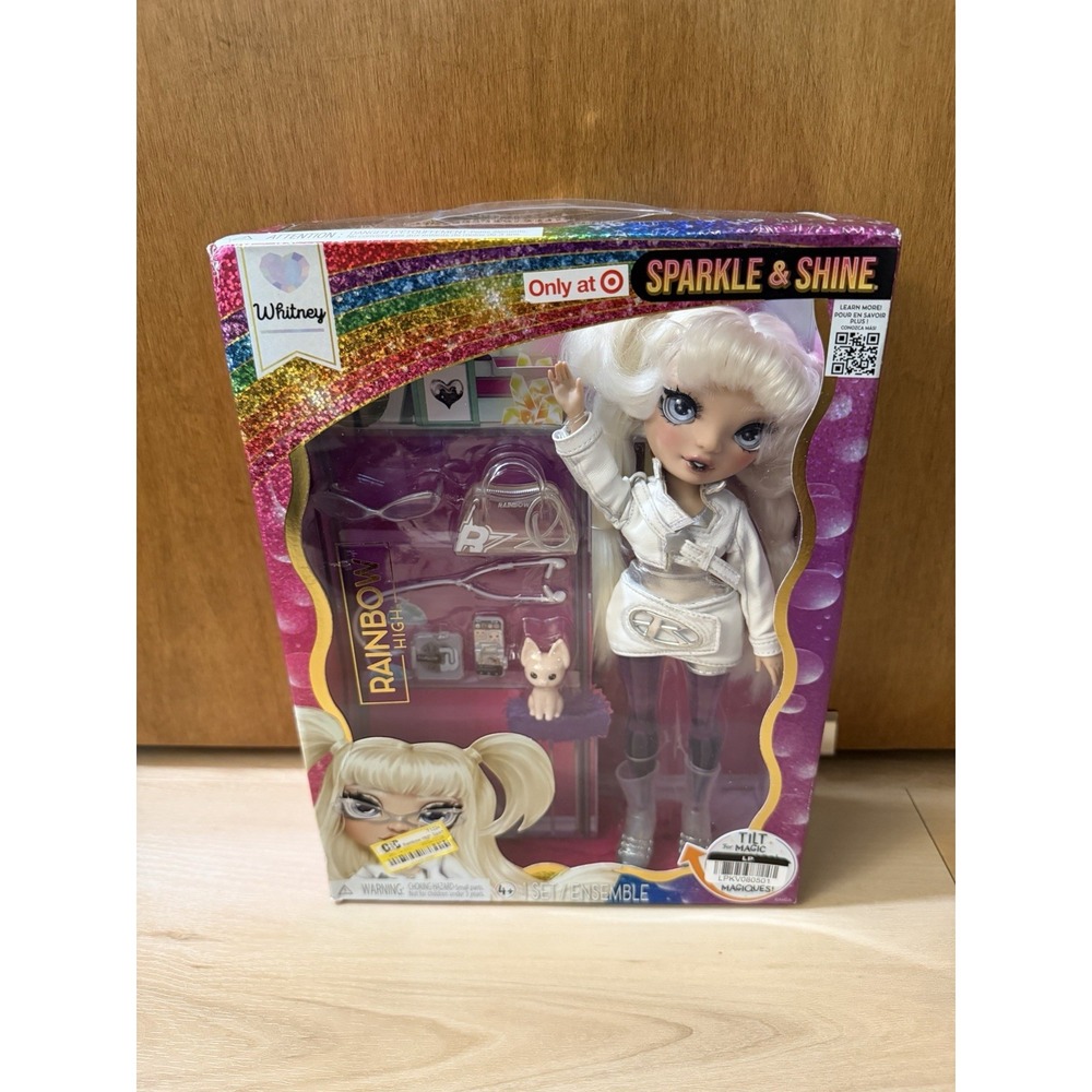 Rainbow High Sparkle & Shine WHITNEY Fashion Figure Girls Doll NEW 2025